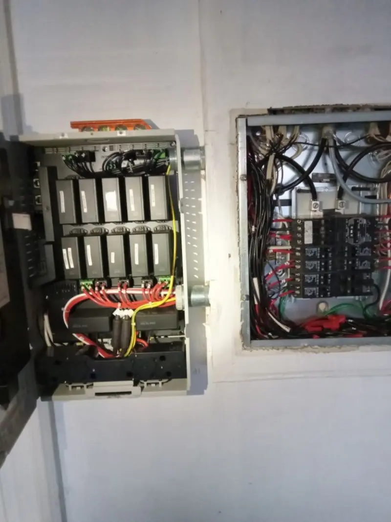 Electrical panel upgrade completed for Carbon Monoxide Detector Installation in Hidden Springs